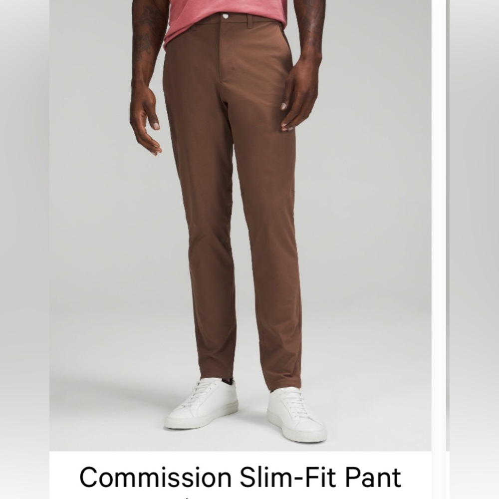 Lululemon Commission Slim-Fit Pant Warpstreme